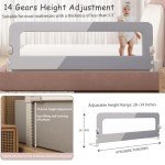 Foldable Bed Rail for Toddlers and Kids