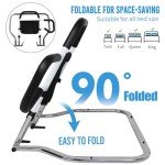 Adjustable Folding Bed Rail for Seniors' Safety