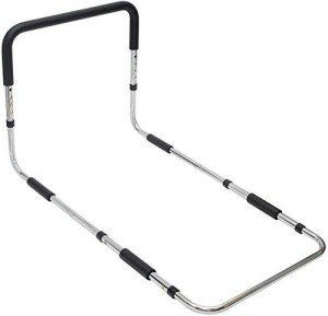 Adjustable Chrome Bed Rail by Forsite Health