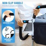 Adjustable Folding Bed Rail for Seniors' Safety