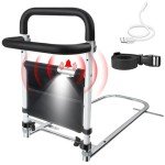 Adjustable Bed Rails with Alarm & Night Light