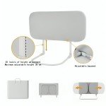 Foldable Baby Bed Rail Guard - 32 Inch Grey