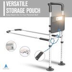 Adjustable Bed Rails with Light & Storage Pouch