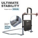 Adjustable Bed Rails for Seniors with Storage Bag