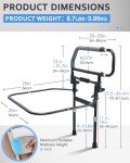 Folding Bed Safety Rail for Seniors - 504E