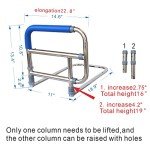 Adjustable Stainless Steel Bed Rail for Seniors