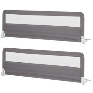 Extra Long Portable Toddler Bed Rail Guard 2 Pack