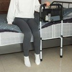 Adjustable Bed Rails with Storage for Seniors