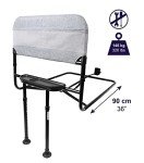 KMINA Adjustable Bed Rail for Seniors, 145 kg Support
