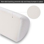 HAVARGO Toddler Bed Bumpers - Non-Slip Foam 2 Pack