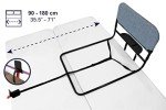 KMINA Adjustable Bed Rail for Seniors, 145 kg Support