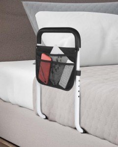 Adjustable Bed Rails for Seniors with Storage Bag