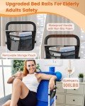 Adjustable Bed Rails for Seniors with Storage Bag