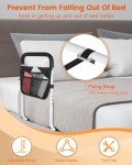 Adjustable Bed Rails for Seniors with Storage Bag