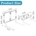Adjustable Folding Bed Rails for Seniors, Fits All Sizes