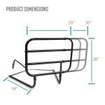 Adjustable Bedside Rail for Seniors Safety Aid