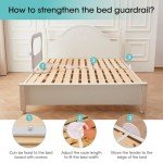 NUTIKAS Extra Tall Baby Bed Rail Guard