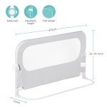 NUTIKAS Extra Tall Baby Bed Rail Guard