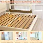 Deeteck Adjustable Portable Bed Guard Rail for Toddlers