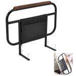 Adjustable Bed Side Rails for Wooden Boards