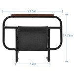 Adjustable Bed Side Rails for Wooden Boards