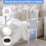 Ocarevian Adjustable Bed Rails for Elderly Safety