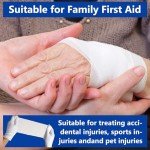 YesBes 24 Pack Gauze Rolls, 4 in x 4.1 Yards, Premium Gauze Wrap Roll for Wounds, Bandage Wrap Rolled Gauze, Mummy Wraps, Individually Wrapped