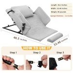 Adjustable Electric Bed Backrest for Seniors 330 lbs