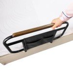 Adjustable Bed Side Rails for Wooden Boards