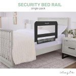 Dream On Me Lightweight Adjustable Toddler Bed Rail