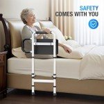 Adjustable Bed Rails for Seniors with Safety Features