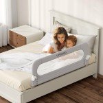 UPGOGO Toddler Bed Rail - Safe Folding Guard
