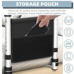 Adjustable Bed Rails for Seniors with Storage Bag