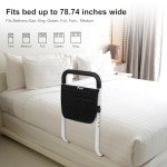 Adjustable Bed Rails for Seniors with Storage Bag