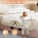 Omzer 32'' Adjustable Bed Guard Rail for Toddlers