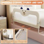 Omzer 32'' Adjustable Bed Guard Rail for Toddlers