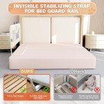 Omzer 32'' Adjustable Bed Guard Rail for Toddlers