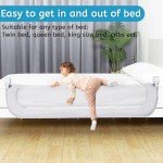 Adjustable Toddler Bed Rail Guard - Extra Long
