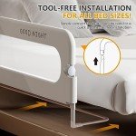 Foldable Toddler Bed Rails - Kids Safety Bumper