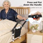 Bed Rails for Seniors with Ergonomic Grip