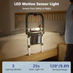 Bed Rails for Seniors with Ergonomic Grip