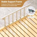 Folding Bed Rails for Elderly Safety - 40"x19