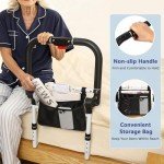 Bed Rails for Seniors with Ergonomic Grip