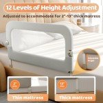 Adjustable Folding Toddler Bed Guard Rail