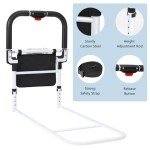 Bed Rails for Seniors with Ergonomic Grip