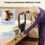 Bed Rails for Seniors with Ergonomic Grip