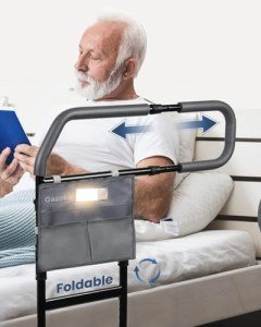 Elderly Bed Rails with Motion Light Safety