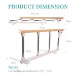 Folding Bed Rails for Elderly Safety and Support