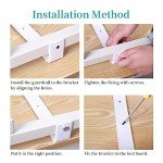 Folding Bed Rails for Elderly Safety and Support