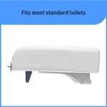 Medline 5" Standard Raised Toilet Seat With Lock and No Arms - A Medical Seat Riser for Seniors, Adults and Elderly or Post-Surgery Recovery, 1 Ct.